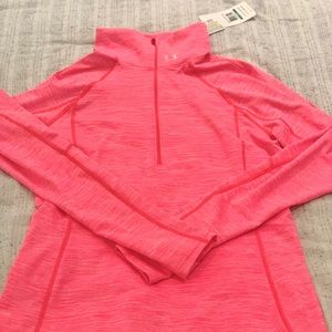 New with tags Under Armour sweatshirt with zipper and collar